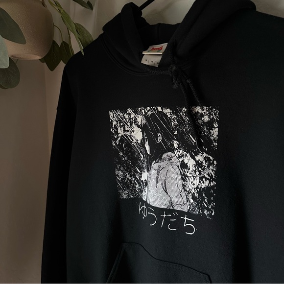 OMOCAT Sudden Rain anime girl pullover hoodie - Picture 4 of 7